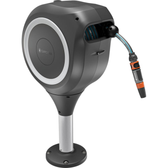 Катушка со шлангом напольная автоматическая GARDENA ROLLUPS для террас